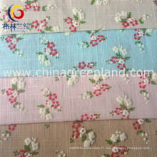 Tissu de fleur imprimé par coton pour le textile de vêtement d&#39;enfants (GLLML185)